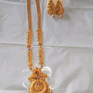 Gold Colour Long Haram