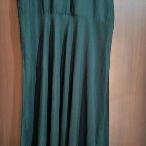 Women  Green Dress