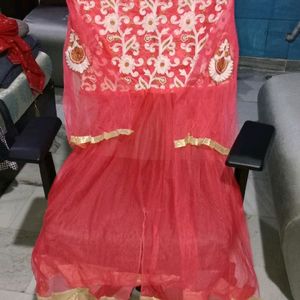 3 Piece Unstitched Mastani Style Top Lehenga