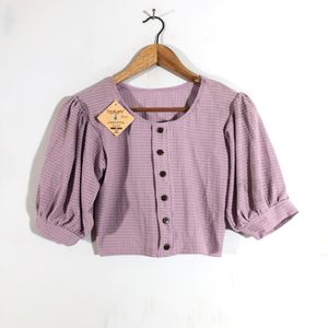 Lavender Slip On Blouse (Women’s)