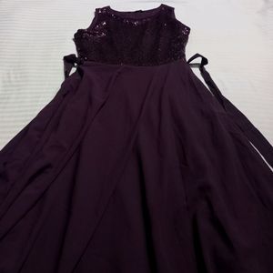 Purple maxi gown