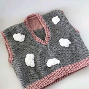 Crochet Cloudy Vest ♡