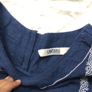 Cantabil straight solid kurta