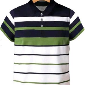 Stripped Slim Polo Tshirt