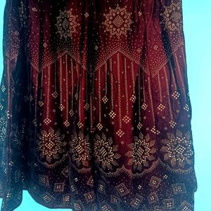 Lacha, Blouse Unstitched, Dupatta! ( 3 Pieces )