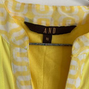 Anita Dongre Designer Sun Yellow Maxi Dress