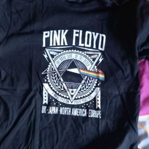 Graphic Printed Rock Band T-Shirt Pink Floyd