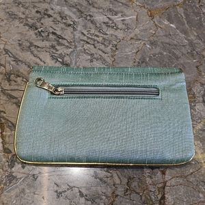 Embellished Work Sea Green Clutch