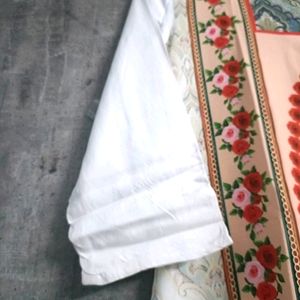 White Multi Colour Kurta