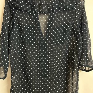 Cute Sheer Top For Casual And Fomal Wear