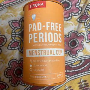 New Sirona Menstrual Cup *never Used*