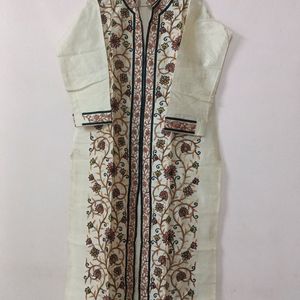 Kurti With Kashmiri Phulkari Work