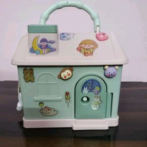 Trendy Cute Coin Bank With Lock For Kids