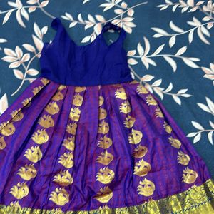 Telugu Pattu Dress Lehenga