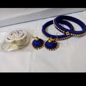 Bangles Earrings And Clip