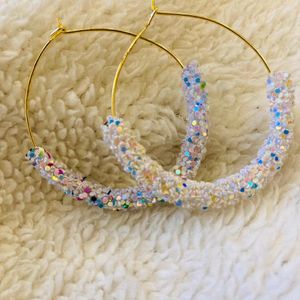 Combo Of 2 Chunky Hoop Earrings