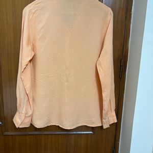 Benetton Peach/Orange Shirt