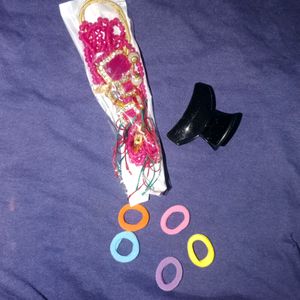 Combo Of 2 Choker Set ,5 Rubber