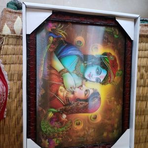 New Radha Krishna 5D Photo Frame