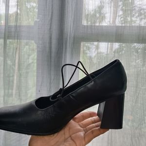 Vintage Square Toe Heels