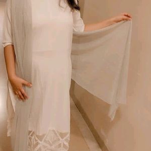 White Kurti