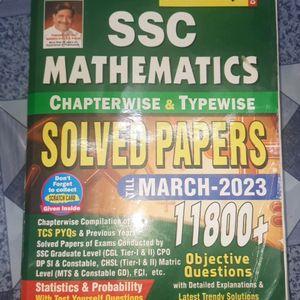 SSC Maths TCS PYQs_Kiran Publication_Book