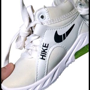 Kids White Air Shoes (Boys 18-24 Months)