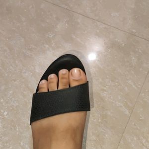 Black Bata Wedges