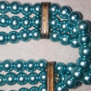 Blue Pearl Bracelet