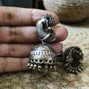 Antique Look GS Peacock Jhumka