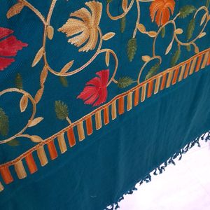 Kashmiri Embroidery Woollen Shawl