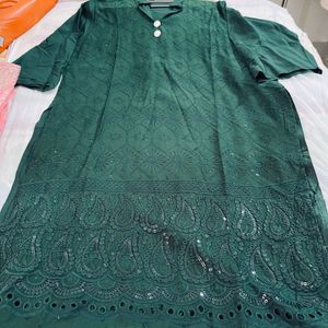 Mehendi Color Kurti