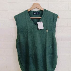 Sea Green Winters Half Sweater