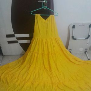 Flared Cotton Gown