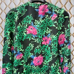 New Floral Green Art Shirt