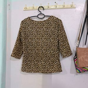 Leopard Print Top