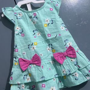 Baby Frock With Beautiful Butterfly’s