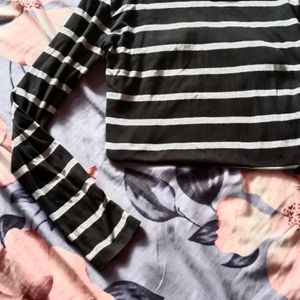 Stripes Top ( Black&grey)