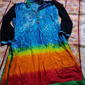 Beautiful Cotton Kurti Good Condition 36 Size