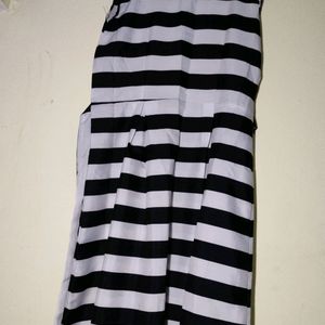 Black And White Frock