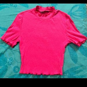 Rose Pink Shein Top