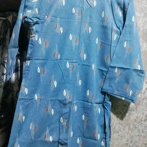 Vibrant Cotton Print Kurti for Sale