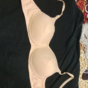 Beige Padded Bra