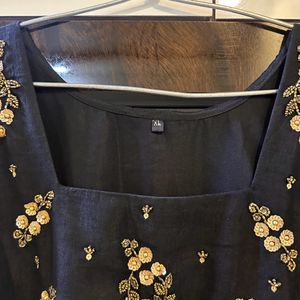 Black Kurta set