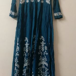 Blue Long Kurta For Women