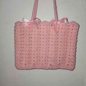 ₊˚⊹౨ handmade crochet shoulder bag ৎ ₊˚⊹