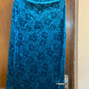 New Velvet Long Skirt