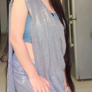 Ready To Wear Sequin Saree