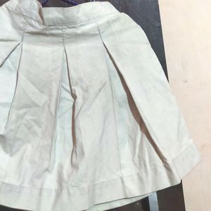 White School Skirt