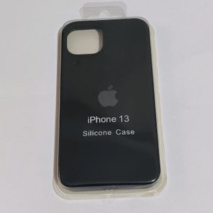 iPhone 13 Back Cover Silicone Phone Case Black